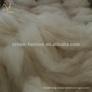 100% White Cashmere Fine Wool Fiber 30-35mc